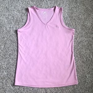 blush pink Adidas tank - size small